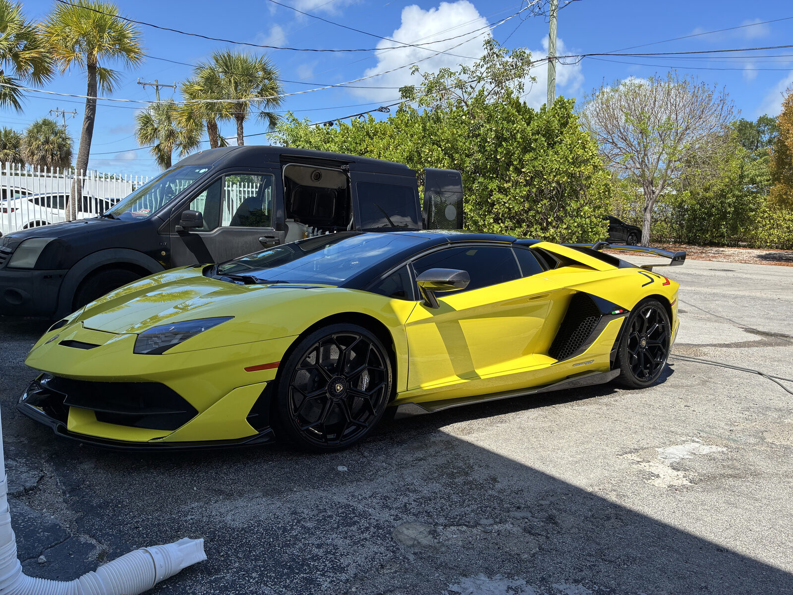 Lamborghini Aventador detail
